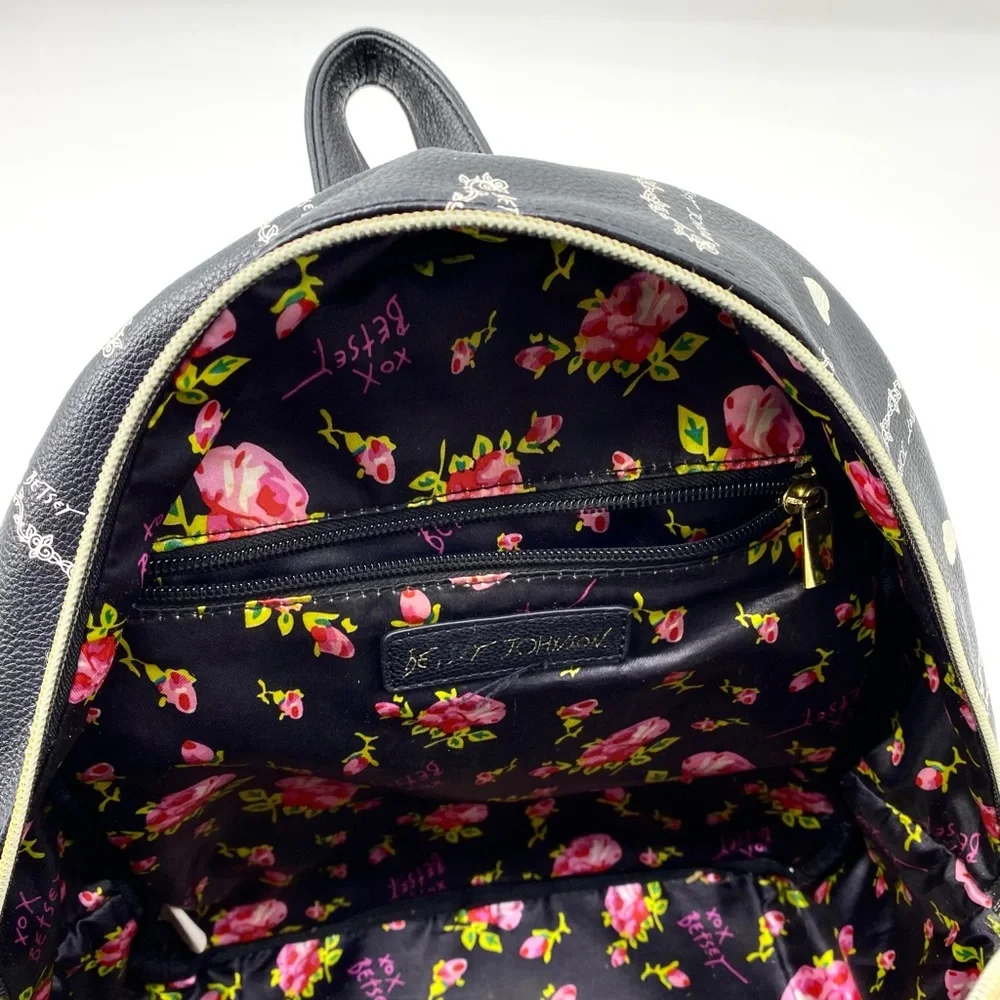πSALEπ Betsey Johnson Floral Tassel Backpack - Picture 7 of 9